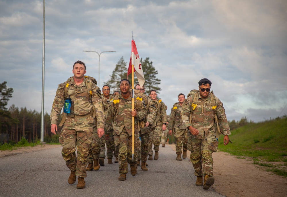 U.S. Army Soldiers conduct Norwegian Sports Federation Sports Badge testing at Pabradė Training Area