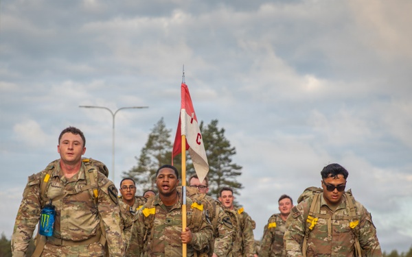 U.S. Army Soldiers conduct Norwegian Sports Federation Sports Badge testing at Pabradė Training Area