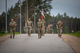 U.S. Army Soldiers conduct Norwegian Sports Federation Sports Badge testing at Pabradė Training Area