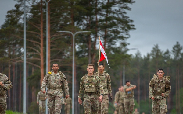 U.S. Army Soldiers conduct Norwegian Sports Federation Sports Badge testing at Pabradė Training Area