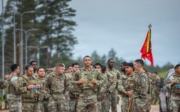 U.S. Army Soldiers conduct Norwegian Sports Federation Sports Badge testing at Pabradė Training Area