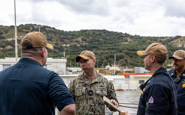 Commander Task Force (CTF) 64 Visits USS Arleigh Burke (DDG 51)