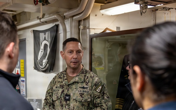 Commander Task Force (CTF) 64 Visits USS Arleigh Burke (DDG 51)