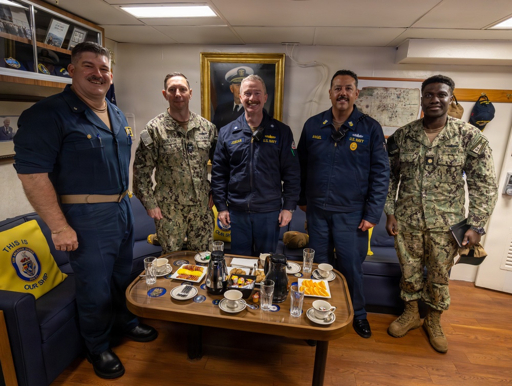 Commander Task Force (CTF) 64 Visits USS Arleigh Burke (DDG 51)