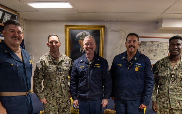 Commander Task Force (CTF) 64 Visits USS Arleigh Burke (DDG 51)