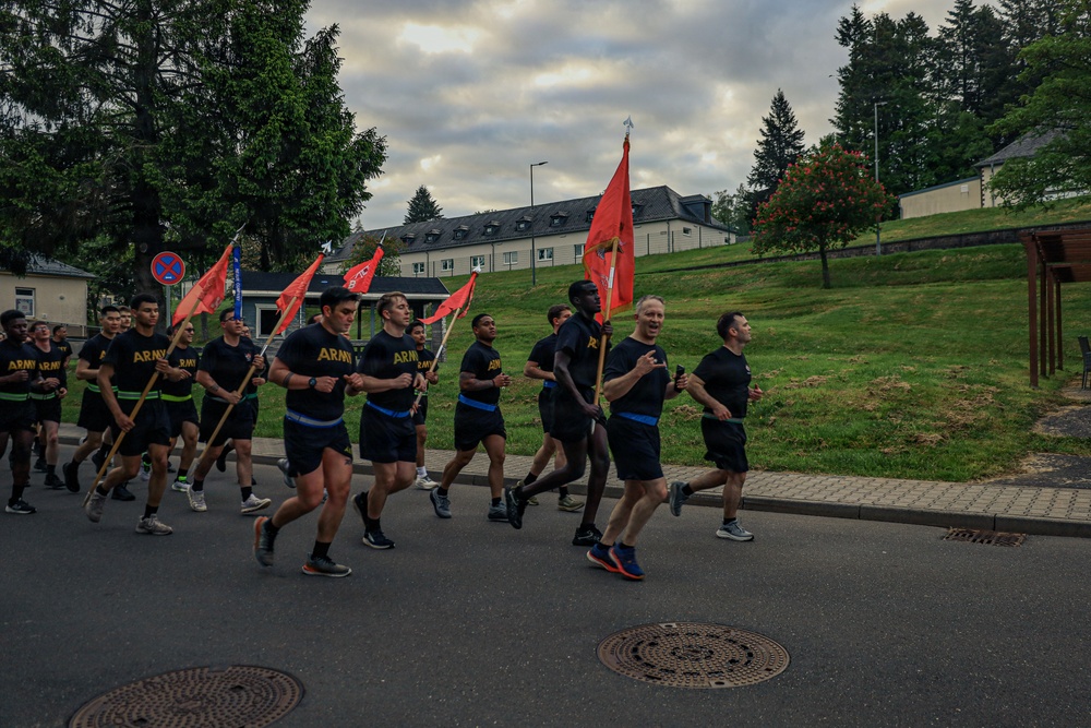 44th Expeditionary Signal Battalion-Enhanced Joins Team Baumholder Memorial Day Run
