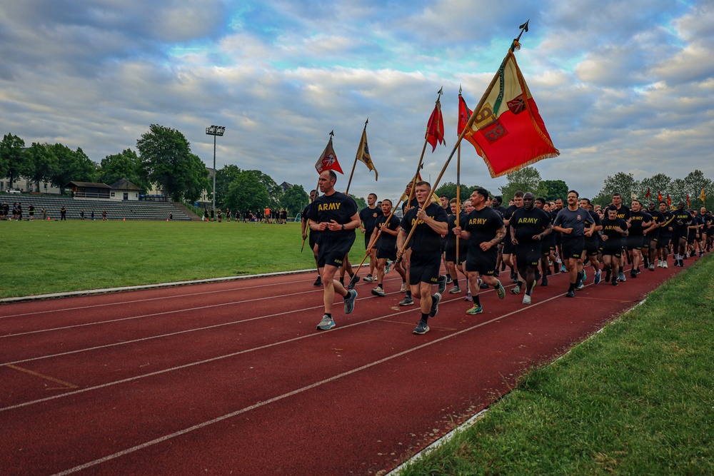 Knights Brigade Soldiers Hold Memorial Day Run to Honor Legacy of Fallen Heroes