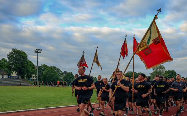 Knights Brigade Soldiers Hold Memorial Day Run to Honor Legacy of Fallen Heroes
