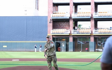 El Paso Chihuahuas Honor Sgt. Gabriel Young for Military Appreciation Night