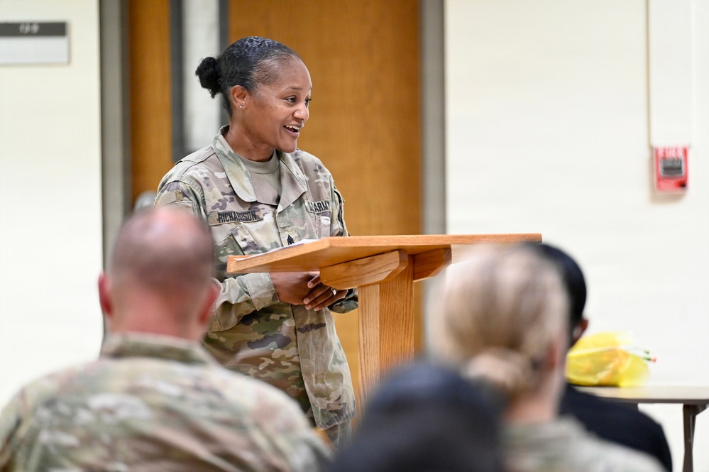 U.S. Army Master Sgt. Antevia L. Eldridge Promotion Ceremony