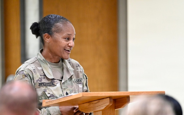 U.S. Army Master Sgt. Antevia L. Eldridge Promotion Ceremony
