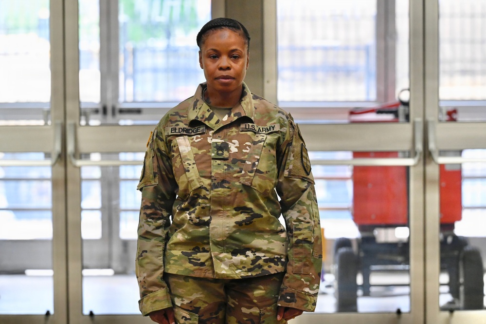 U.S. Army Master Sgt. Antevia L. Eldridge Promotion Ceremony
