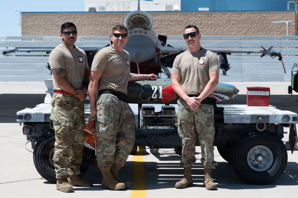 162nd Wing Airmen showcase lethality, precision at annual weapons load competition