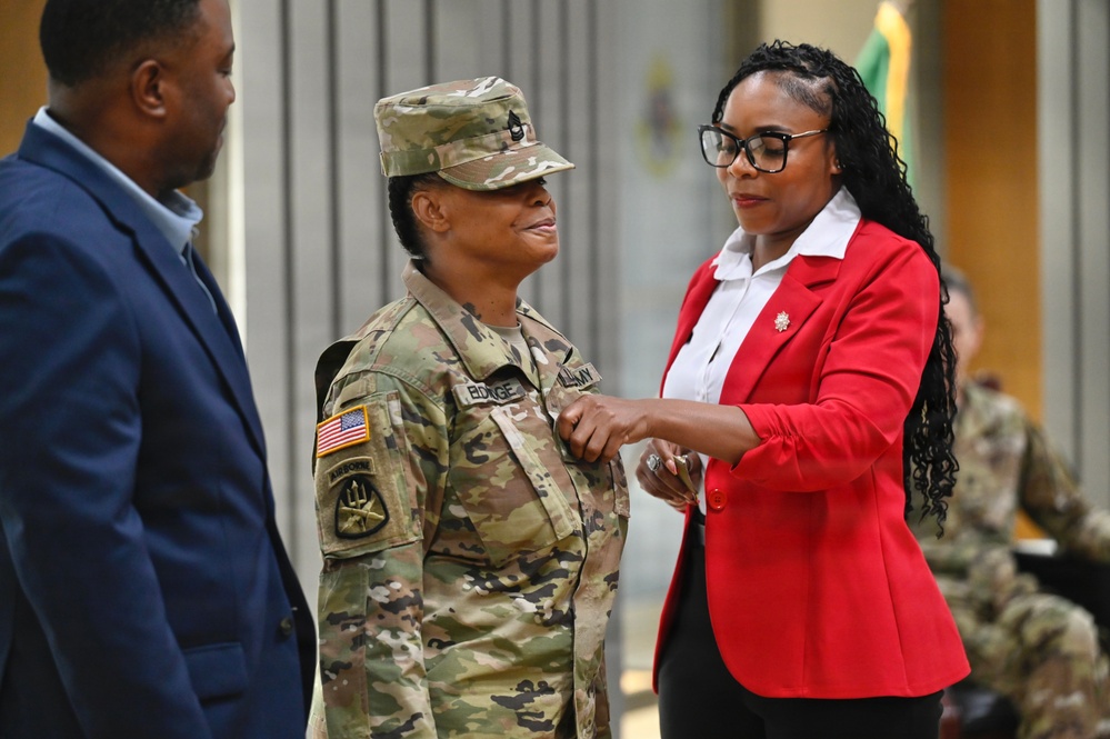U.S. Army Master Sgt. Antevia L. Eldridge Promotion Ceremony