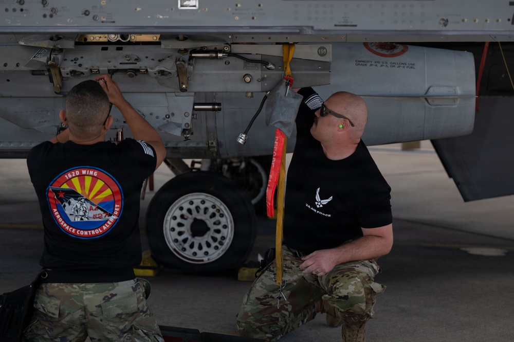 162nd Wing Airmen showcase lethality, precision at annual weapons load competition