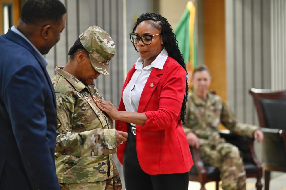 U.S. Army Master Sgt. Antevia L. Eldridge Promotion Ceremony