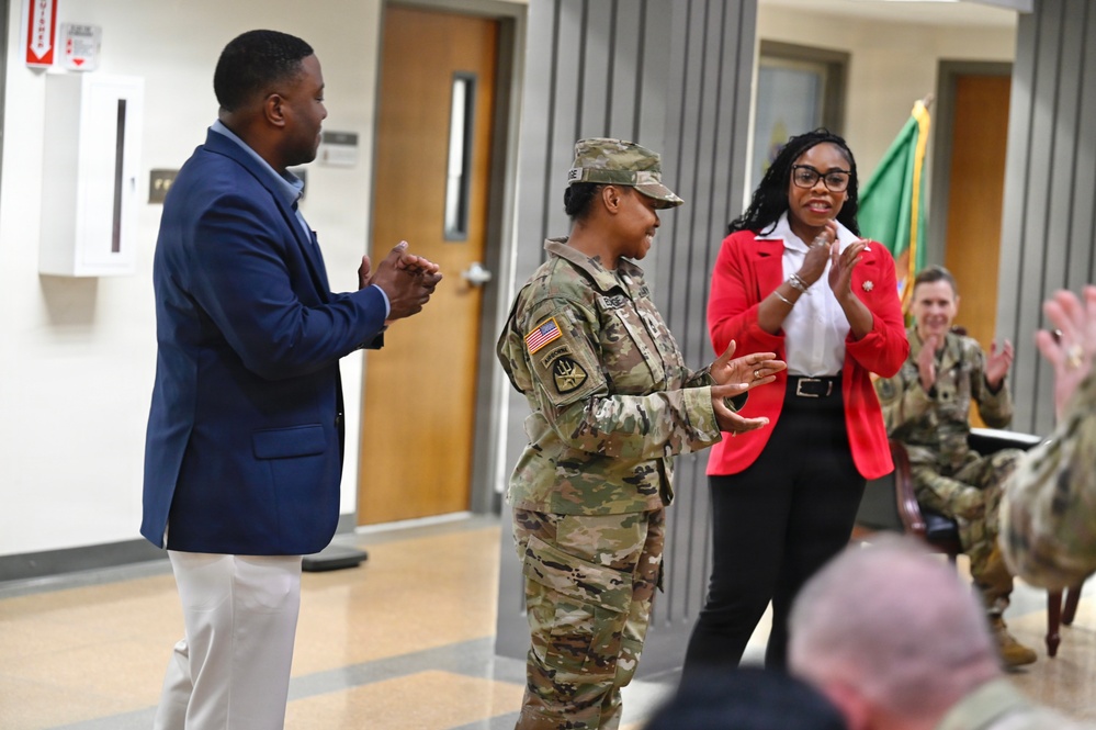 U.S. Army Master Sgt. Antevia L. Eldridge Promotion Ceremony