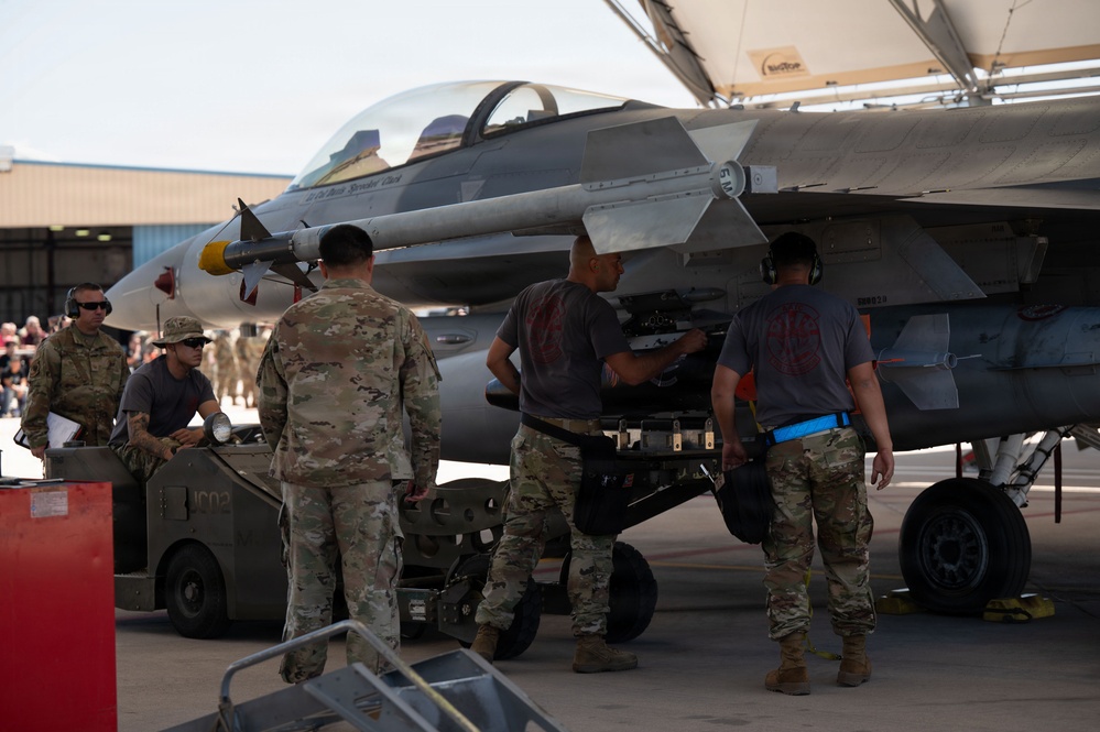 162nd Wing Airmen showcase lethality, precision at annual weapons load competition