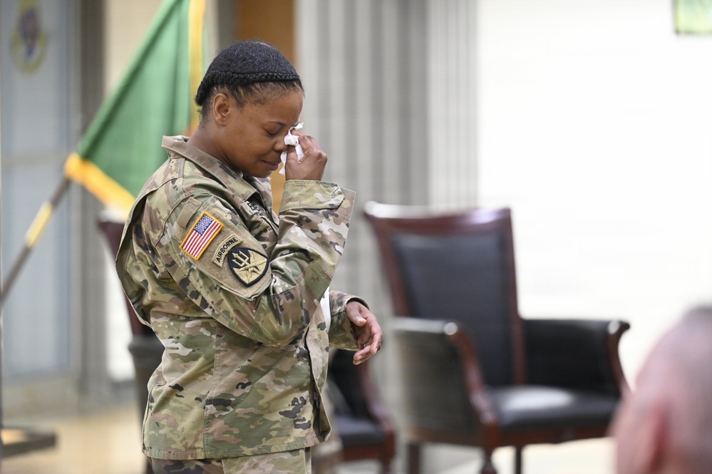 U.S. Army Master Sgt. Antevia L. Eldridge Promotion Ceremony