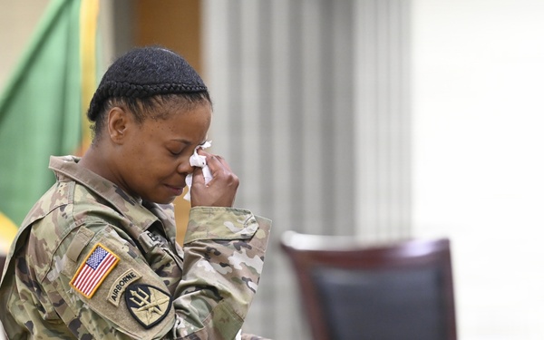 U.S. Army Master Sgt. Antevia L. Eldridge Promotion Ceremony