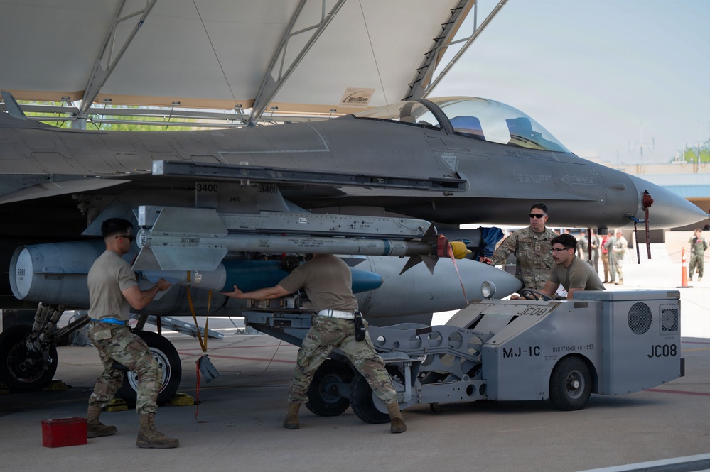 162nd Wing Airmen showcase lethality, precision at annual weapons load competition