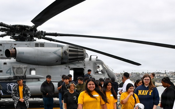 Cabrillo High School ROTC LA Fleet Week Tour