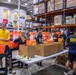 Sailors volunteer at Central Pennsylvania Food Bank during Harrisburg Navy Week