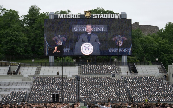 SecWar Delivers Keynote Address at USMA Commencement