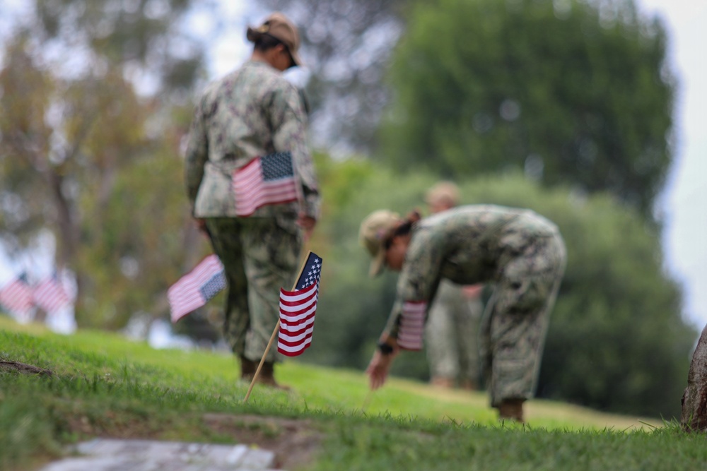 Los Angeles Fleet Week 2026: Green Hills Memorial Park Flag Placing