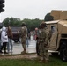JTF-DC National Guardsmen Stage HMMWV near Lincoln Memorial