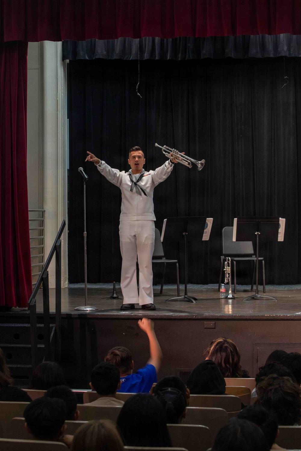Navy Band Performs at Loara Elementary
