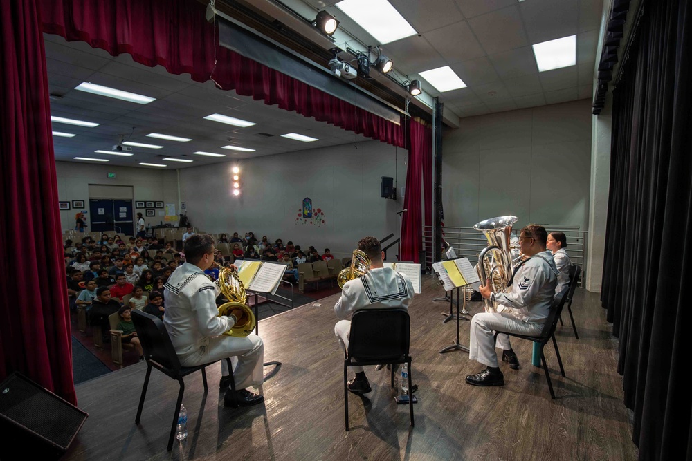 Navy Band Southwest at Loara Elementary School