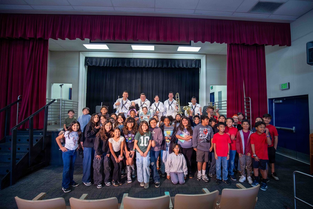 Navy Band Southwest at Loara Elementary School