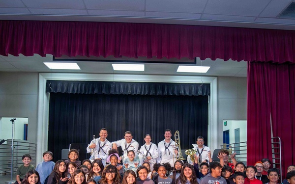 Navy Band Southwest at Loara Elementary School