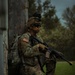 U.S. Army Reserve Soldier Prepares for a Drone Attack during the Best Squad Competition