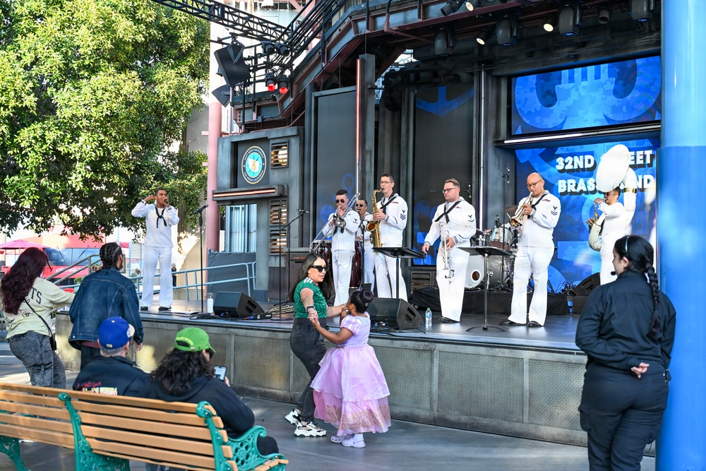 Navy Band Southwest 32nd Street Brass Band at Disney California Adventure Park