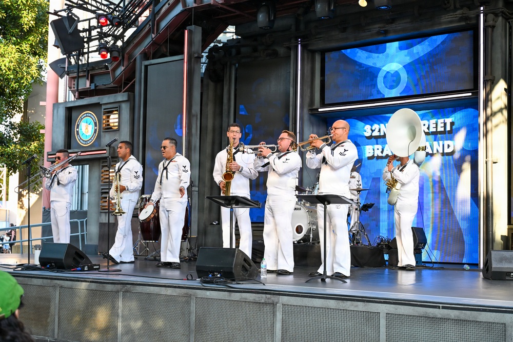 Navy Band Southwest 32nd Street Brass Band at Disney California Adventure Park