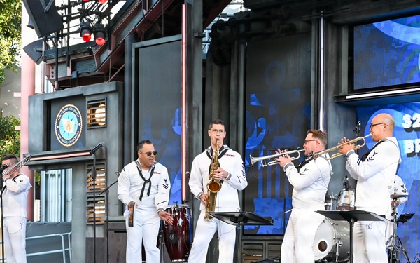 Navy Band Southwest 32nd Street Brass Band at Disney California Adventure