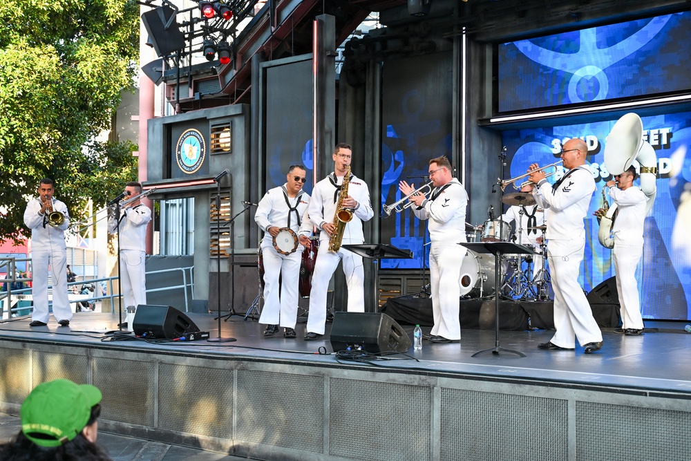 Navy Band Southwest 32nd Street Brass Band at Disney California Adventure Park