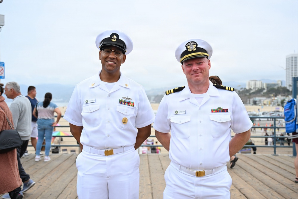 Navy Band Southwest 32nd Street Brass Band at Santa Monica Pier