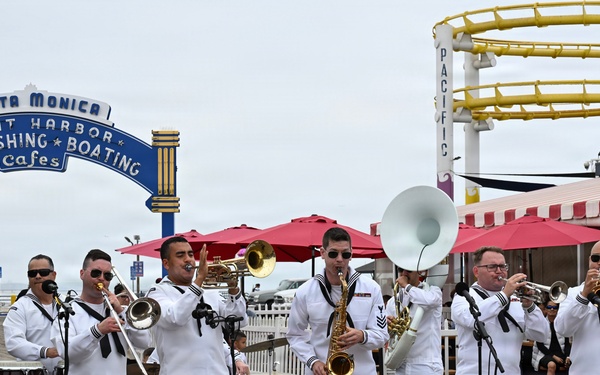 Navy Band Southwest 32nd Street Brass Band at Sant Monica Pier