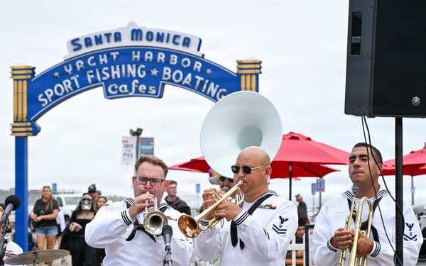 Navy Band Southwest 32nd Street Brass Band at Santa Monica Pier