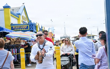 Navy Band Southwest 32nd Street Brass Band at Santa Monica Pier