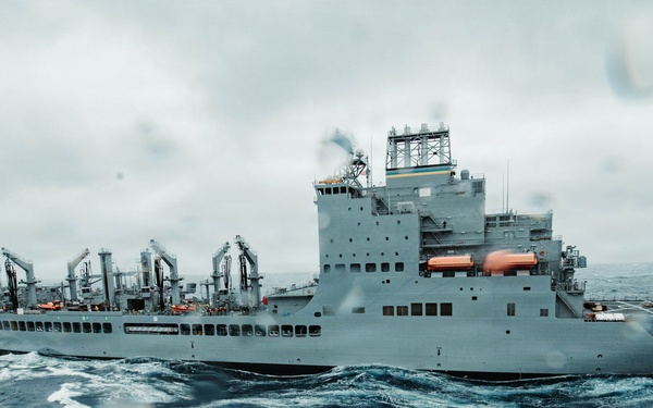 George Washington Conducts Fueling-at-Sea Evolution