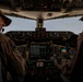 KC-135 Stratotanker refuels F-16 Fighting Falcon