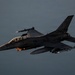 KC-135 Stratotanker refuels F-16 Fighting Falcon