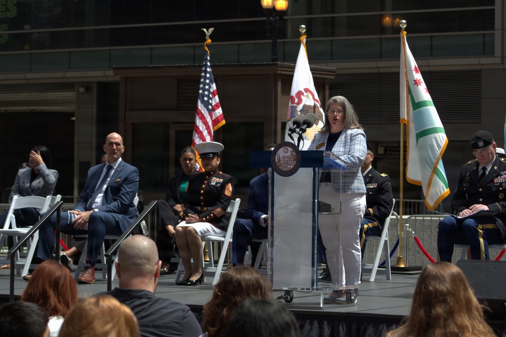 Chicago Honors Fallen Service Members During Memorial Day Ceremony at Daley Plaza
