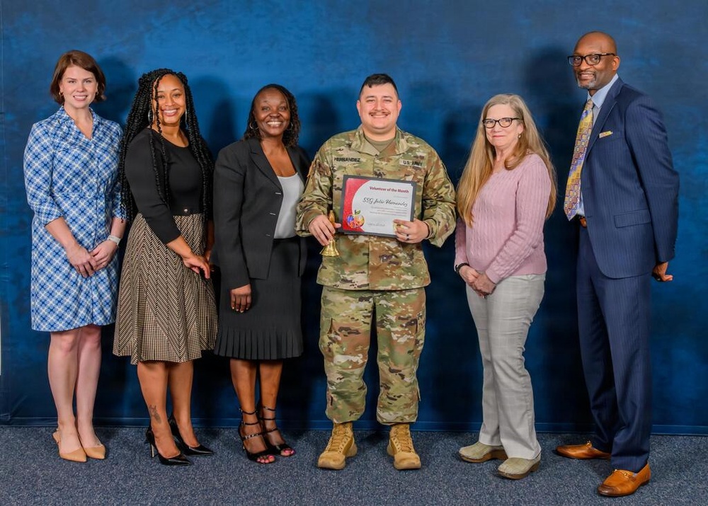 U.S. Army SSG Julio Hernandez Named AACPS' Volunteer of the Month May 2026