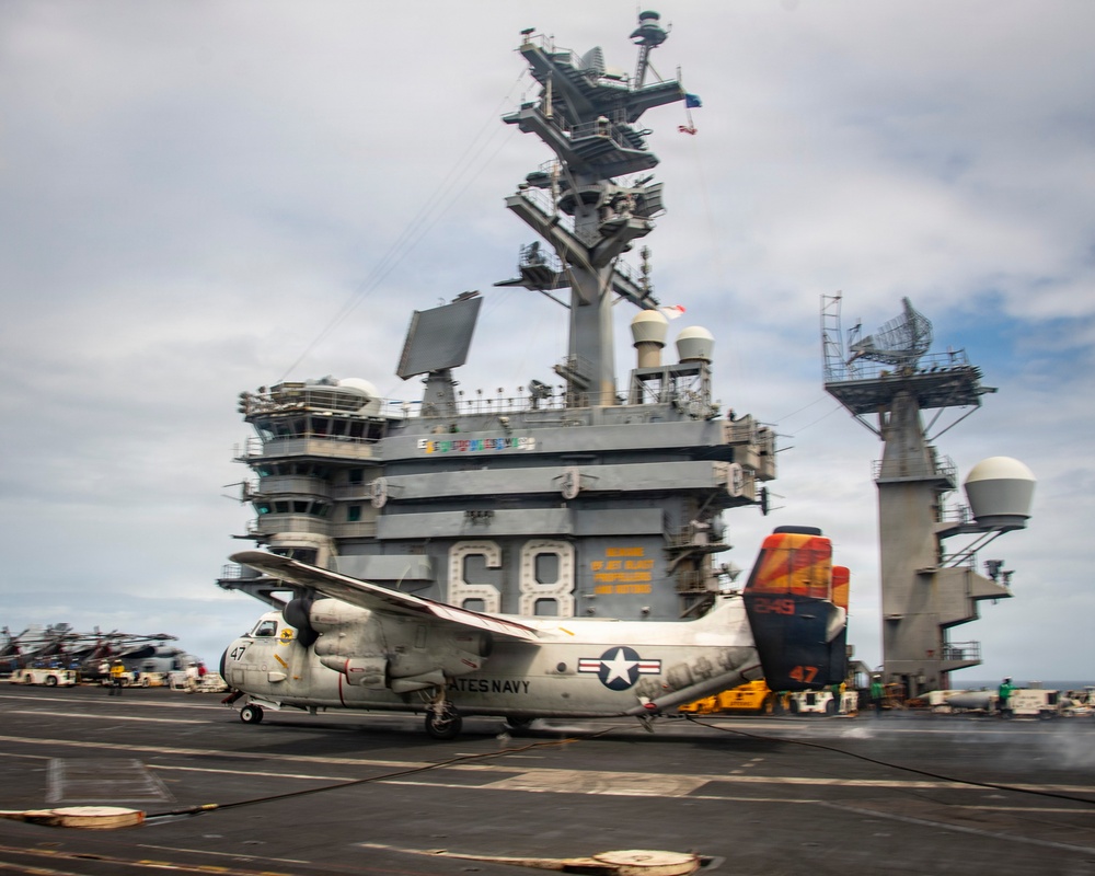 Cooperative Republic of Guyana President and Government and Military Leaders Visit Nimitz