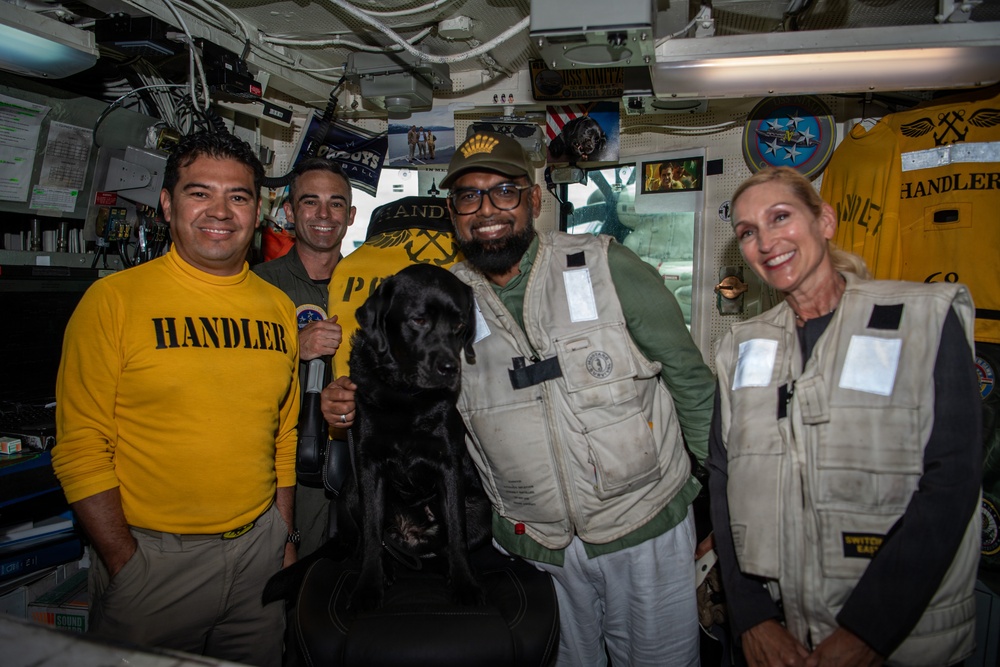 Cooperative Republic of Guyana President and Government and Military Leaders Visit Nimitz